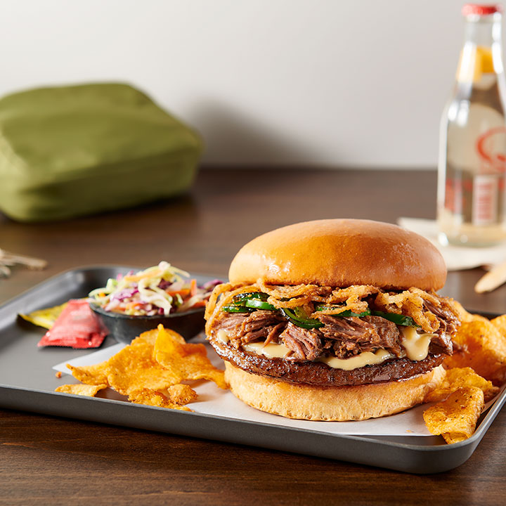 Barbacoa Crunch Burger