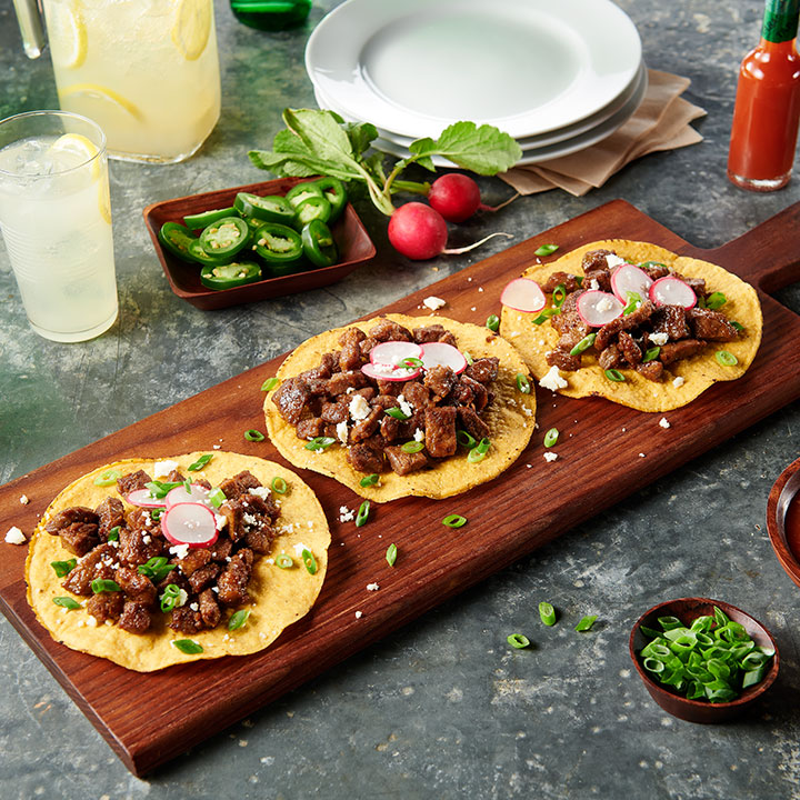 Carne Asada Tostadas
